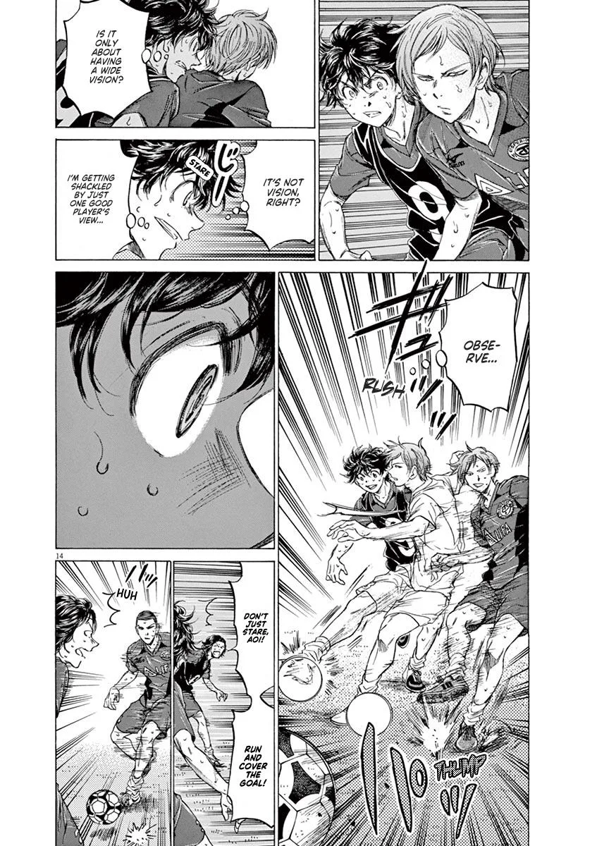 Ao Ashi Chapter 124 – Page 14