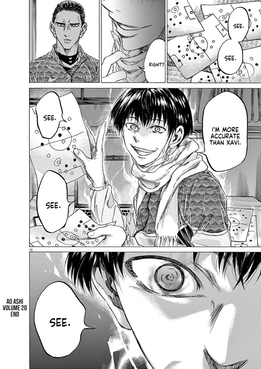 Ao Ashi Chapter 210 – Page 18