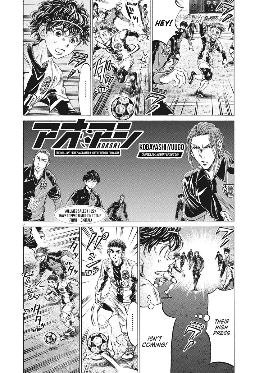 Ao Ashi Chapter 234 – Page 2