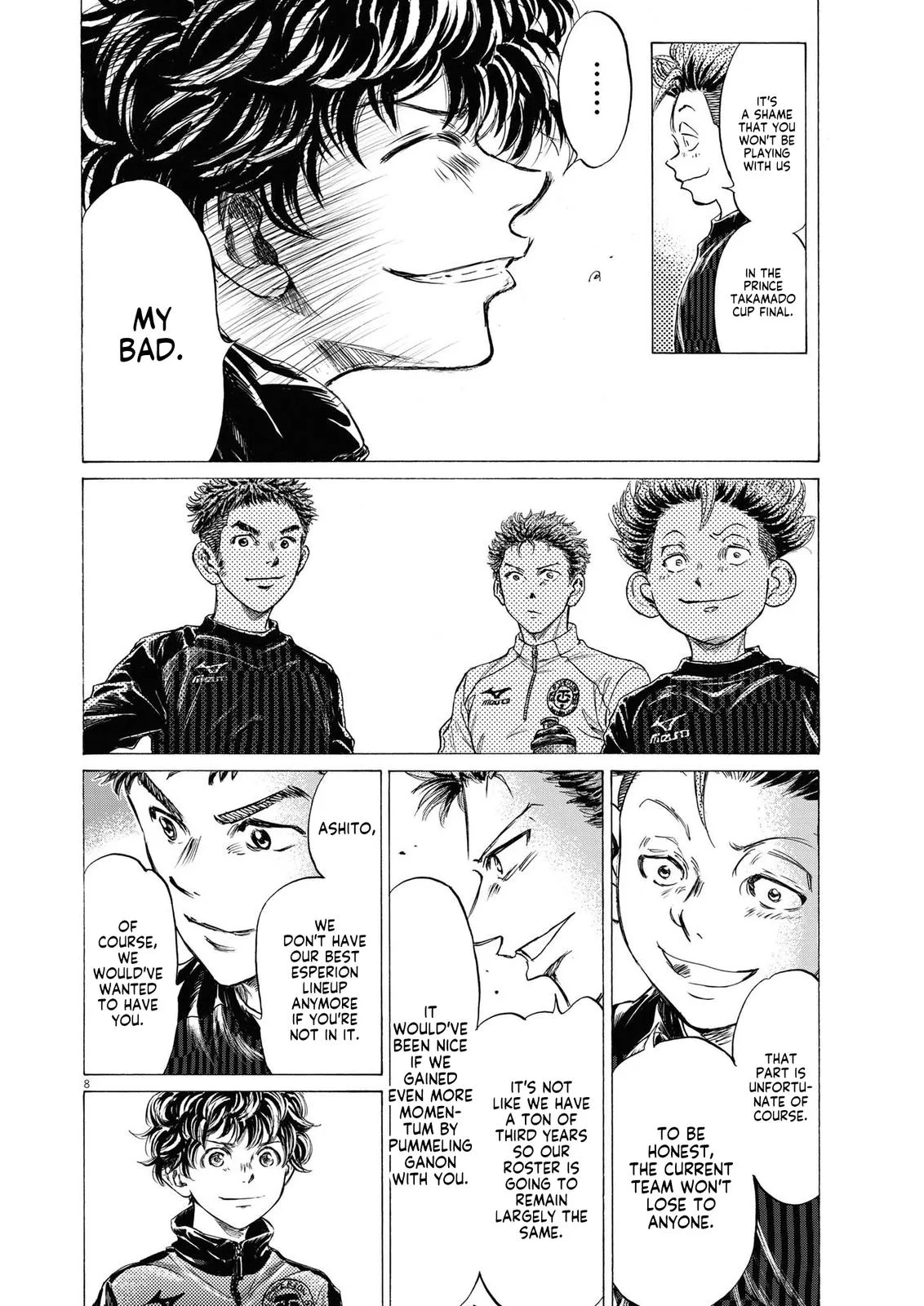 Ao Ashi Chapter 283 – Page 9