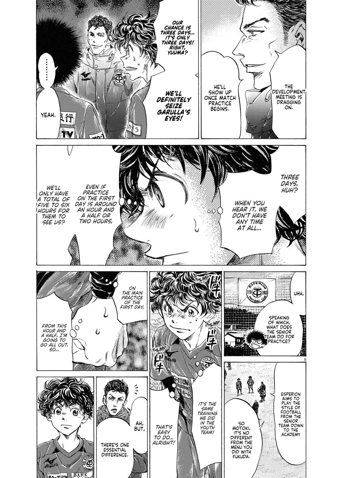 Ao Ashi Chapter 285 – Page 9