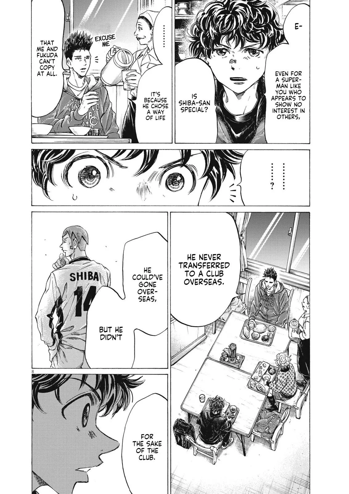 Ao Ashi Chapter 291 – Page 9