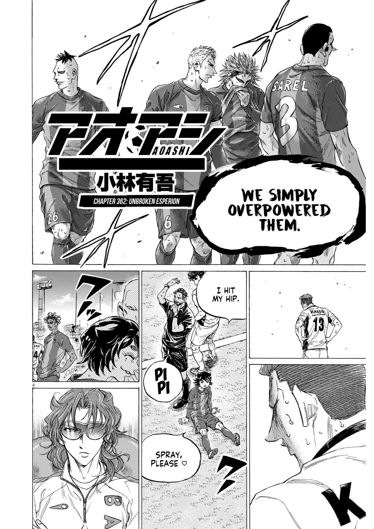 Ao Ashi Chapter 362 – Page 5