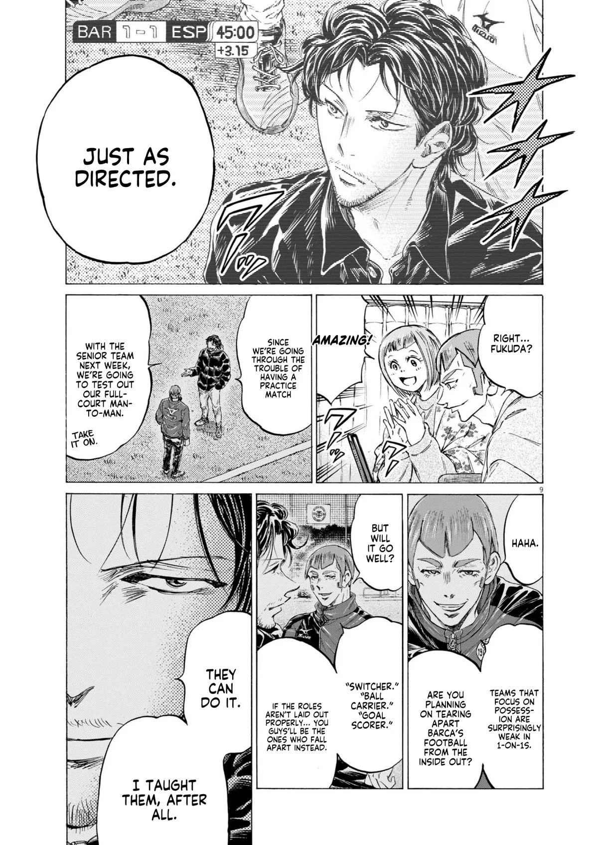 Ao Ashi Chapter 367 – Page 9