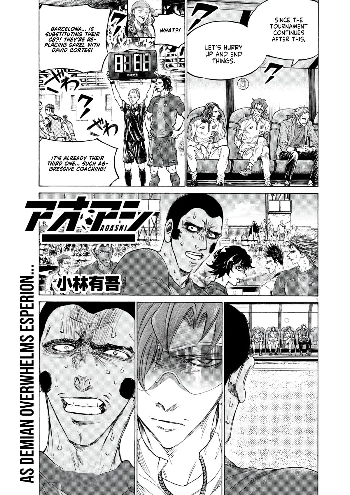 Ao Ashi Chapter 385 – Page 2