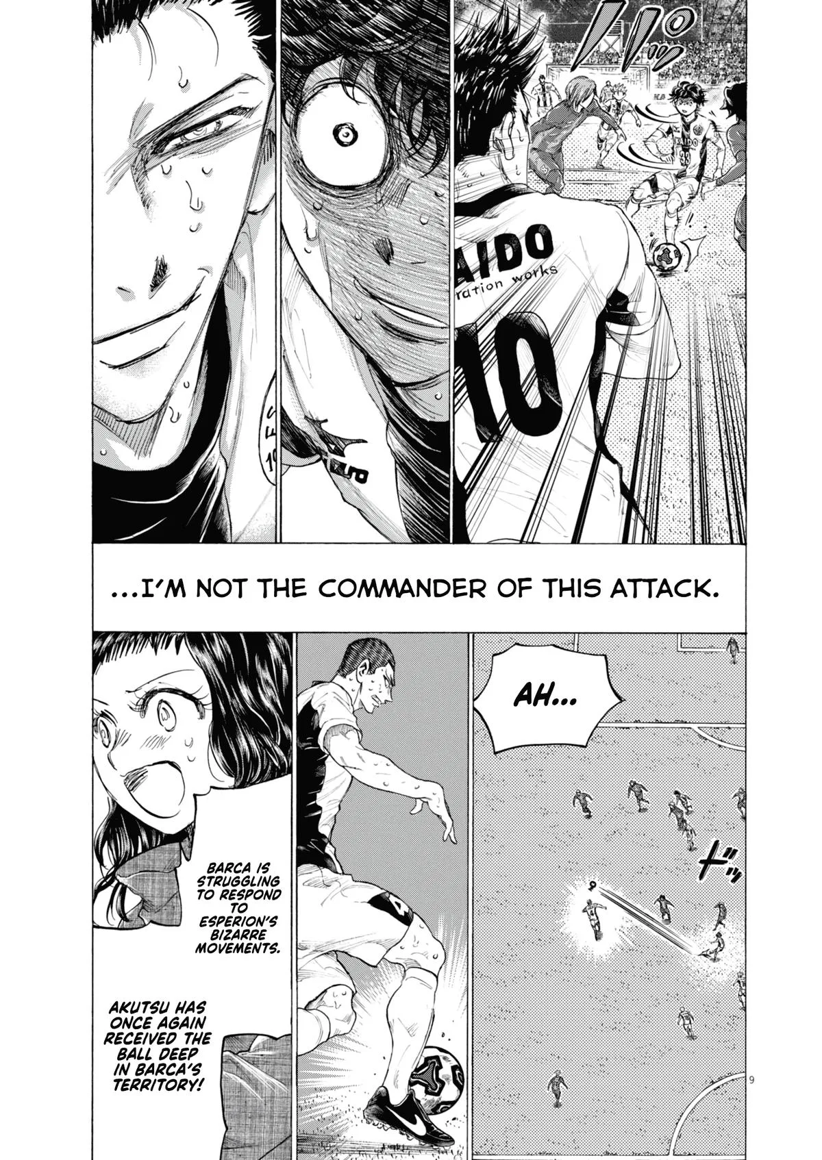 Ao Ashi Chapter 395 – Page 10