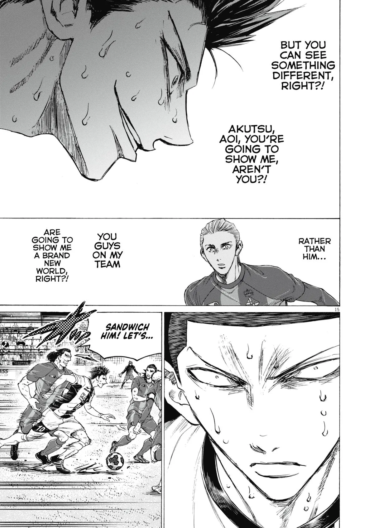 Ao Ashi Chapter 395 – Page 16