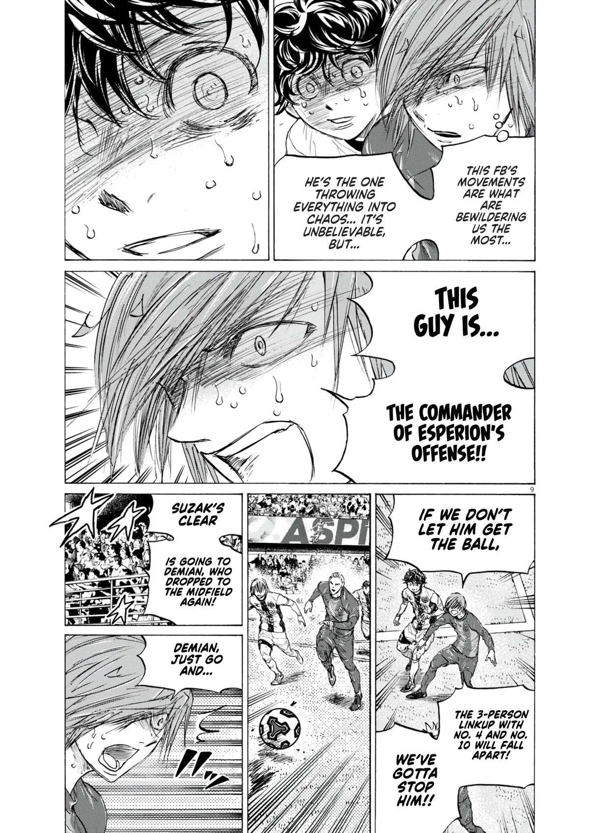 Ao Ashi Chapter 396 – Page 10