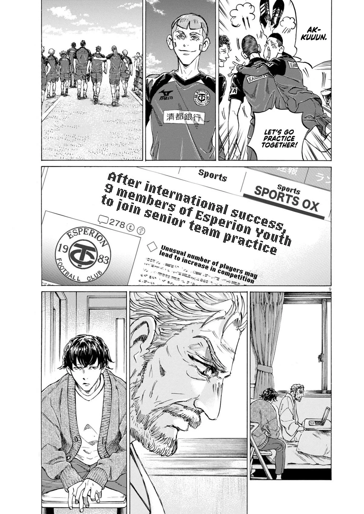 Ao Ashi Chapter 408 – Page 10