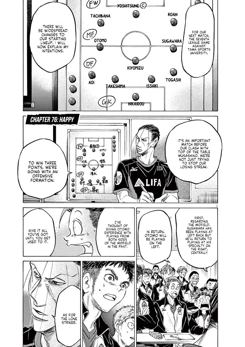 Ao Ashi Chapter 76 – Page 2