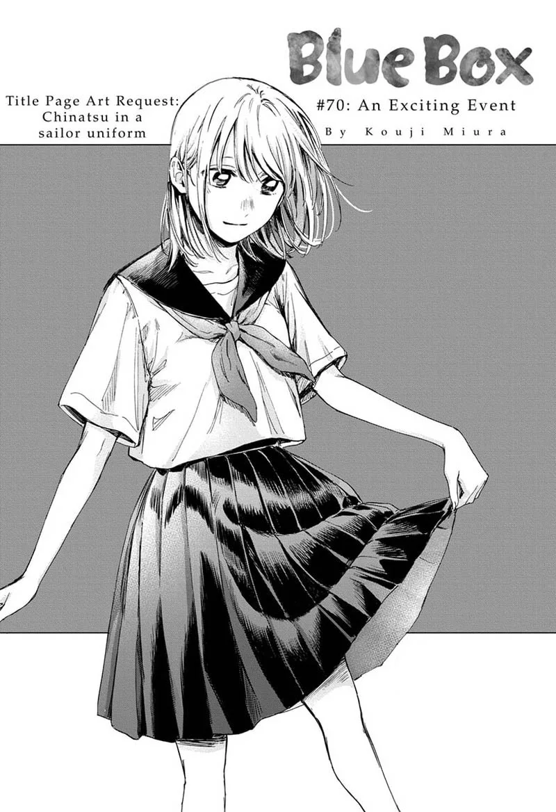 Blue Box Chapter 70: An Exciting Event – Page 2