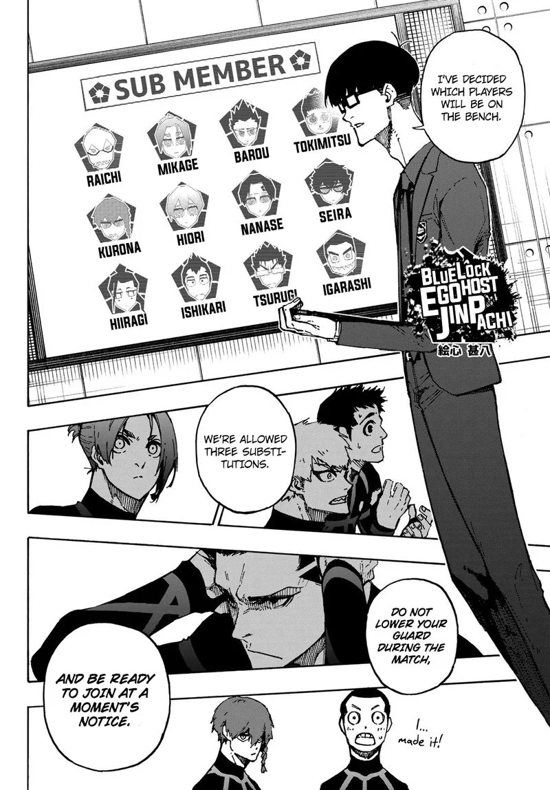 Blue Lock Chapter 112: Big Stage – Page 4