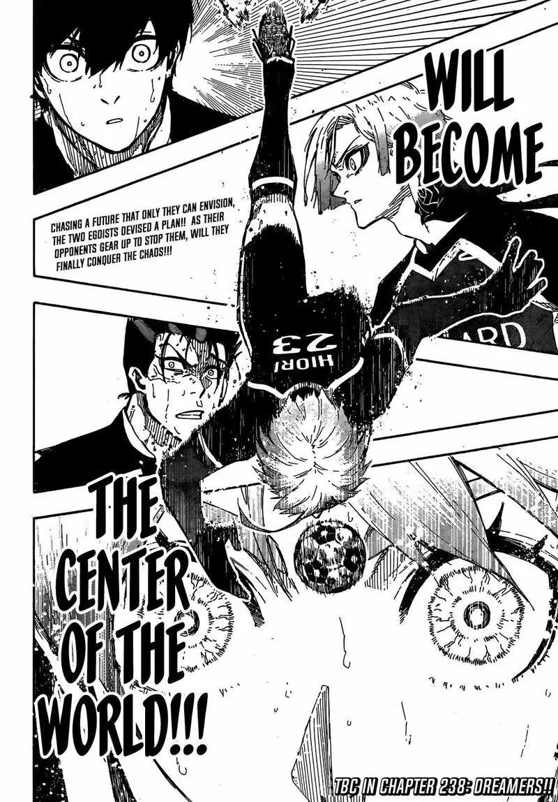 Blue Lock Chapter 237: The Center of the World! – Page 19