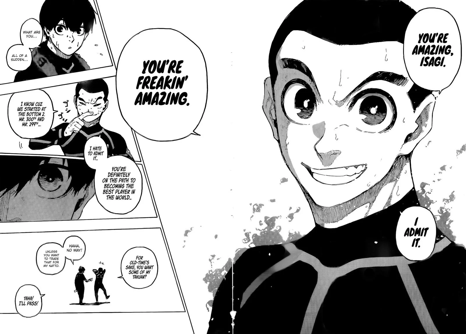 Blue Lock Chapter 241: Takuan and Natto! – Page 14