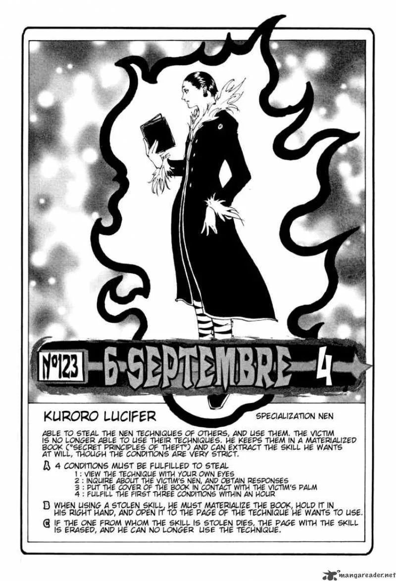 Hunter X Hunter Chapter 123: September Sixth 4 – Page 4
