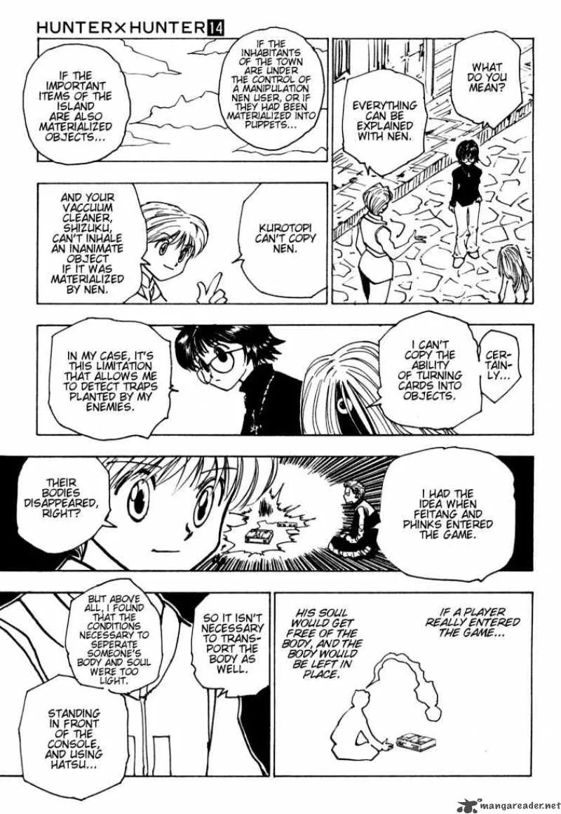 Hunter X Hunter Chapter 134: Game's Secret – Page 11