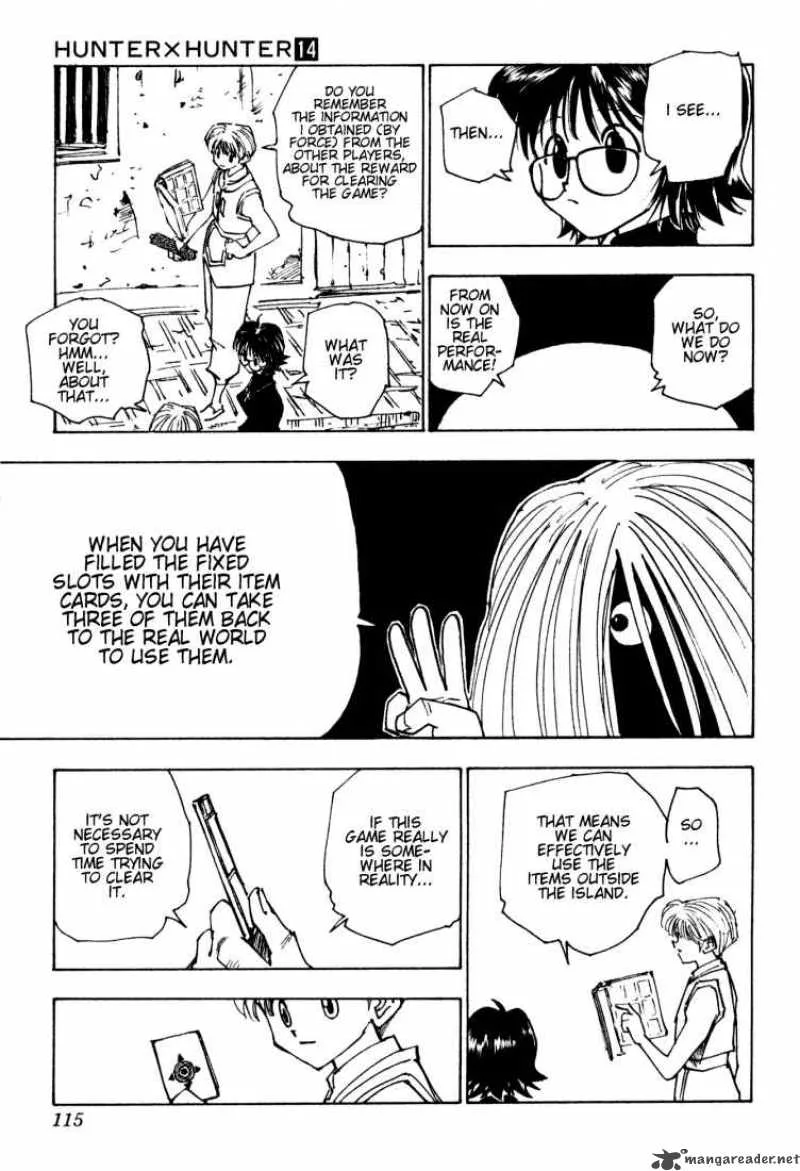 Hunter X Hunter Chapter 134: Game's Secret – Page 13