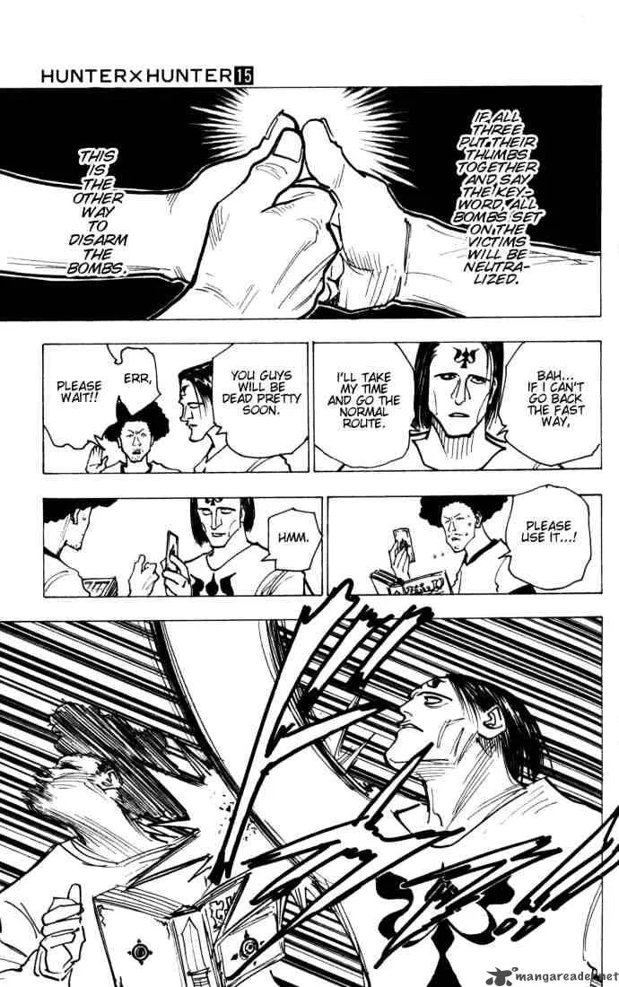Hunter X Hunter Chapter 144: Release – Page 3