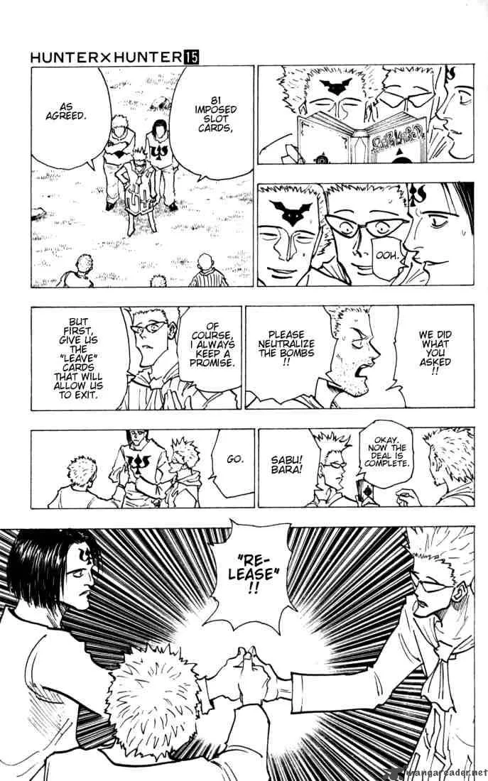 Hunter X Hunter Chapter 144: Release – Page 7