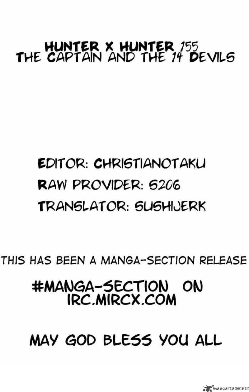 Hunter X Hunter Chapter 155: The Captain and His 14 Devils – Page 12