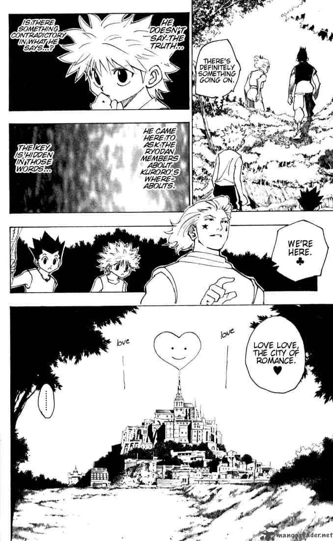 Hunter X Hunter Chapter 159: Love Love, The City Of Romance – Page 4