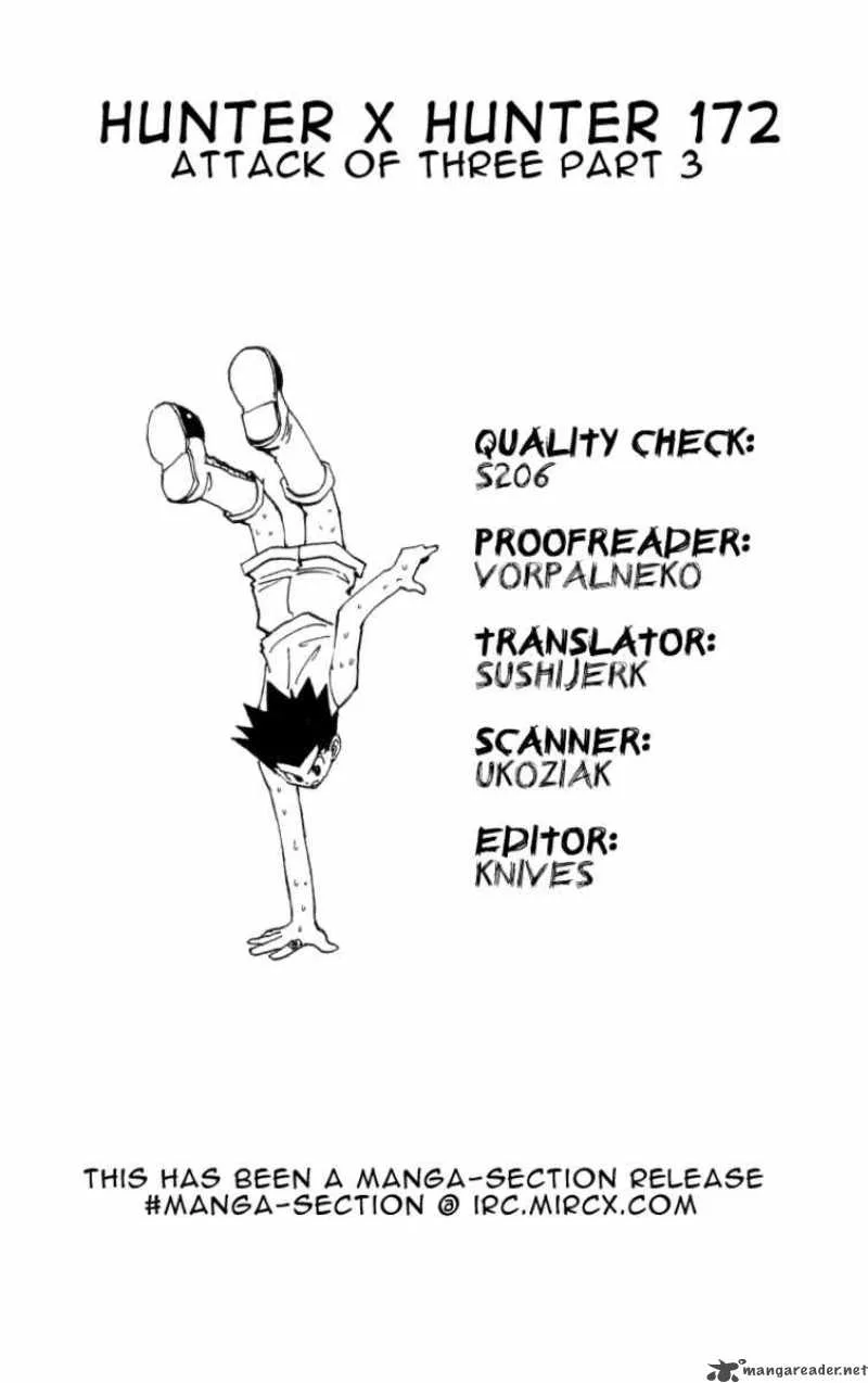 Hunter X Hunter Chapter 172: Attack Of Three 3 – Page 16