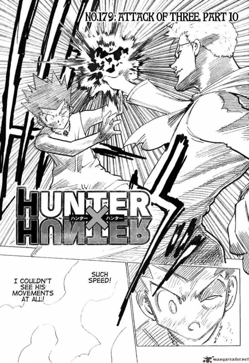 Hunter X Hunter Chapter 179: Attack Of Three 10 – Page 3