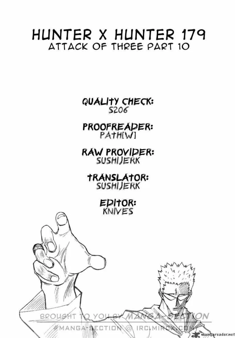 Hunter X Hunter Chapter 179: Attack Of Three 10 – Page 16