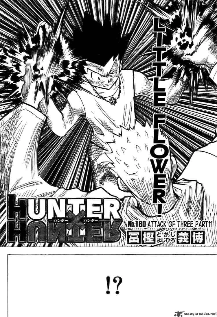 Hunter X Hunter Chapter 180: Attack Of Three 11 – Page 2