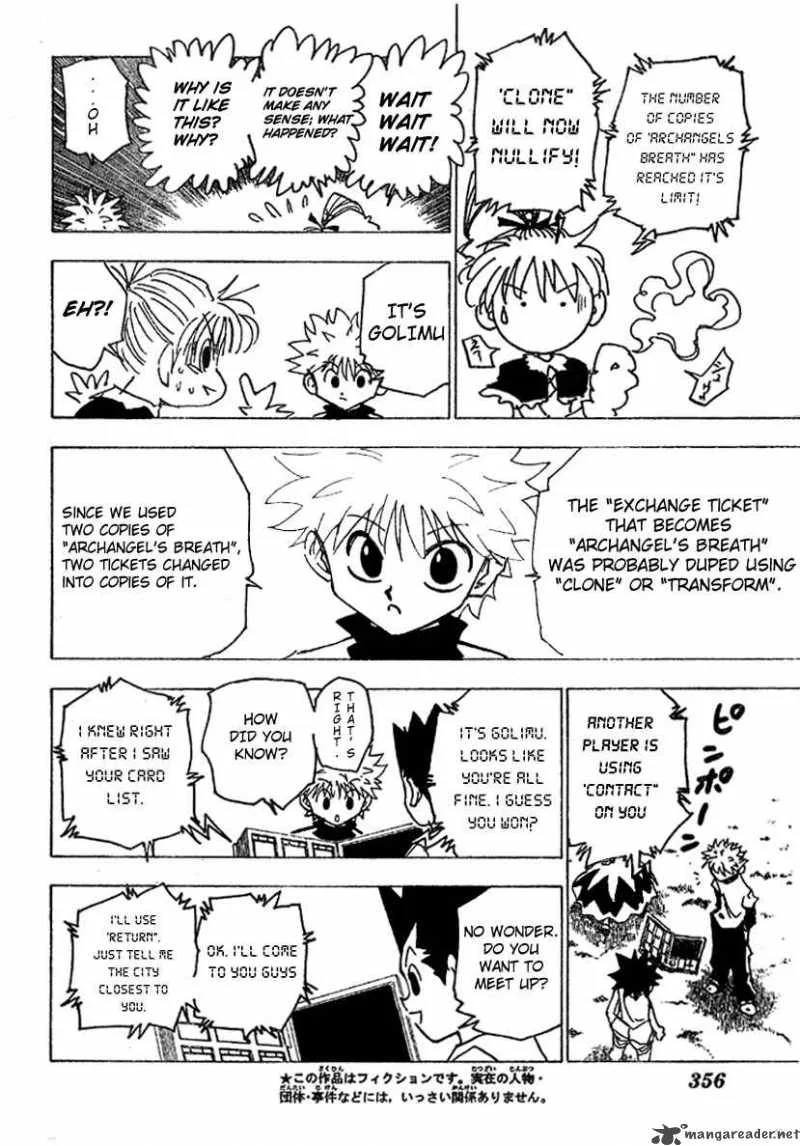 Hunter X Hunter Chapter 182: Attack Of Three 13 – Page 4