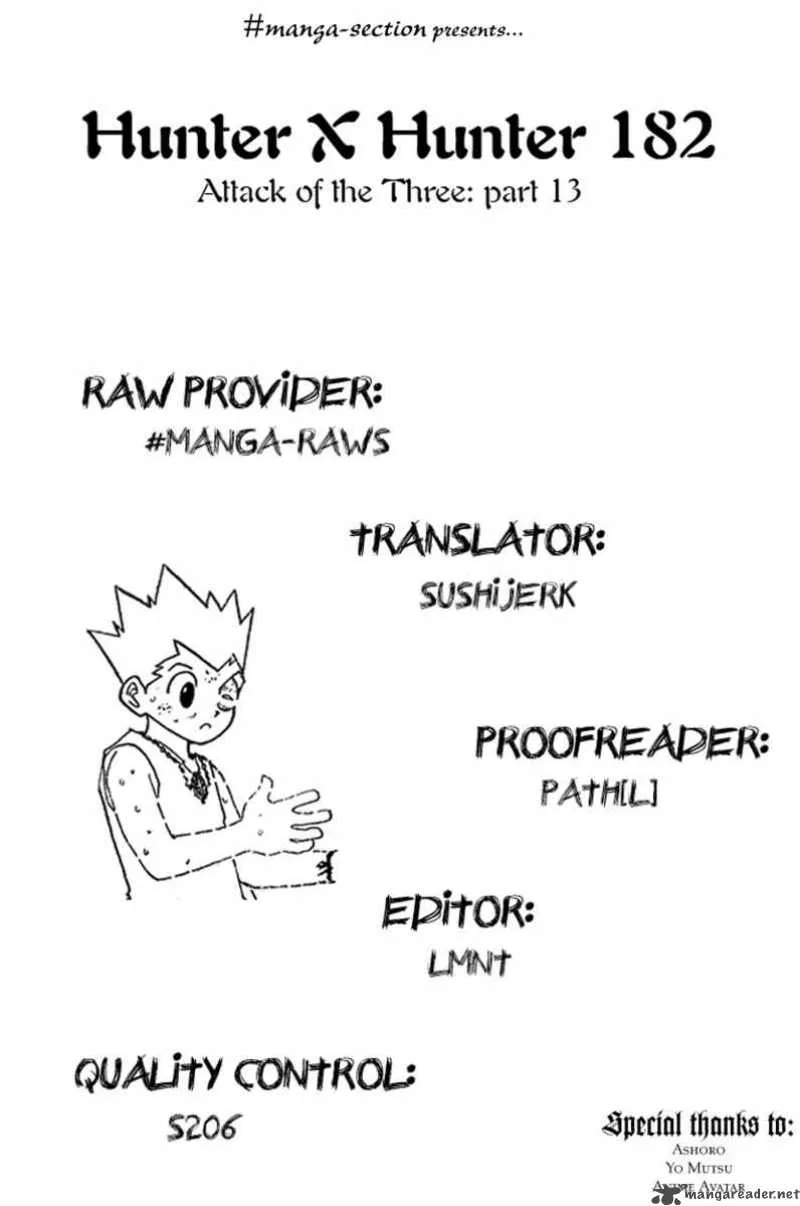 Hunter X Hunter Chapter 182: Attack Of Three 13 – Page 16