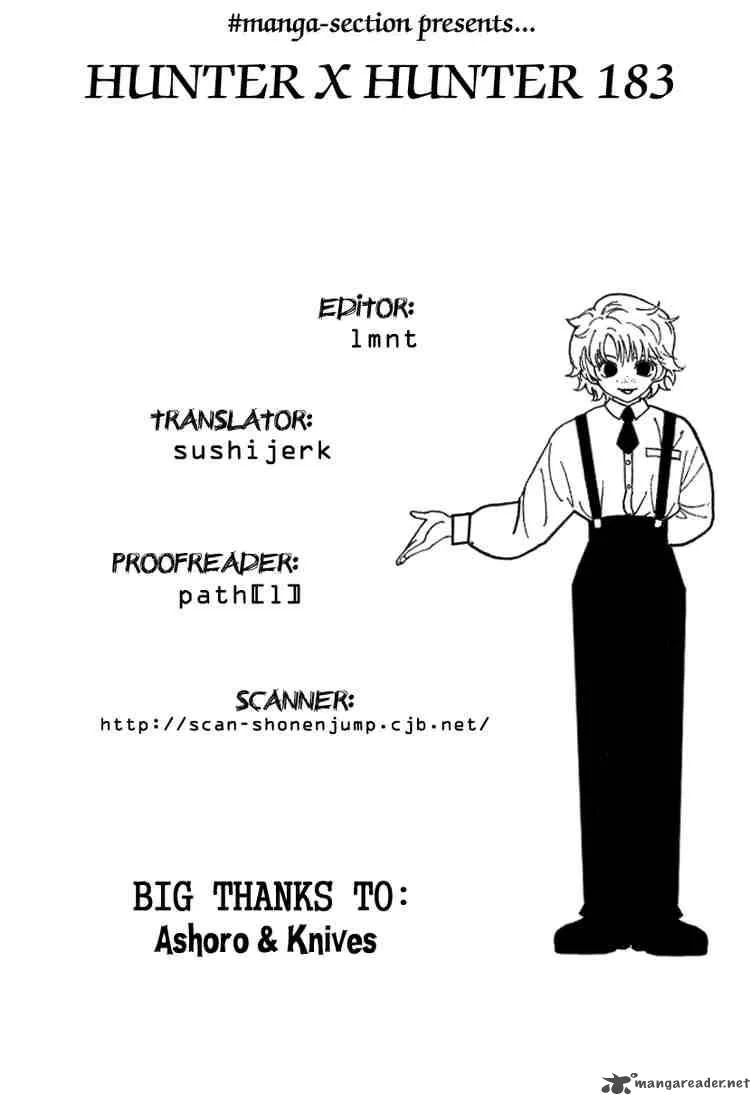 Hunter X Hunter Chapter 183: Attack Of Three 14 – Page 16