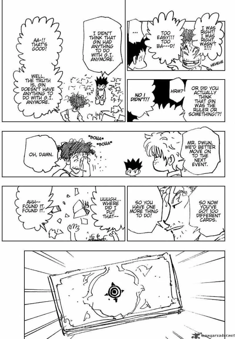 Hunter X Hunter Chapter 184: Selection Of The 3 Cards – Page 3