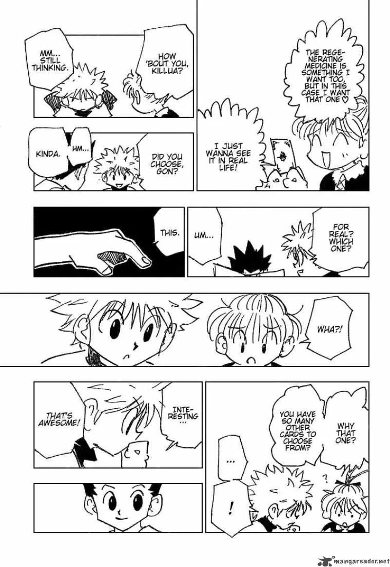 Hunter X Hunter Chapter 184: Selection Of The 3 Cards – Page 13