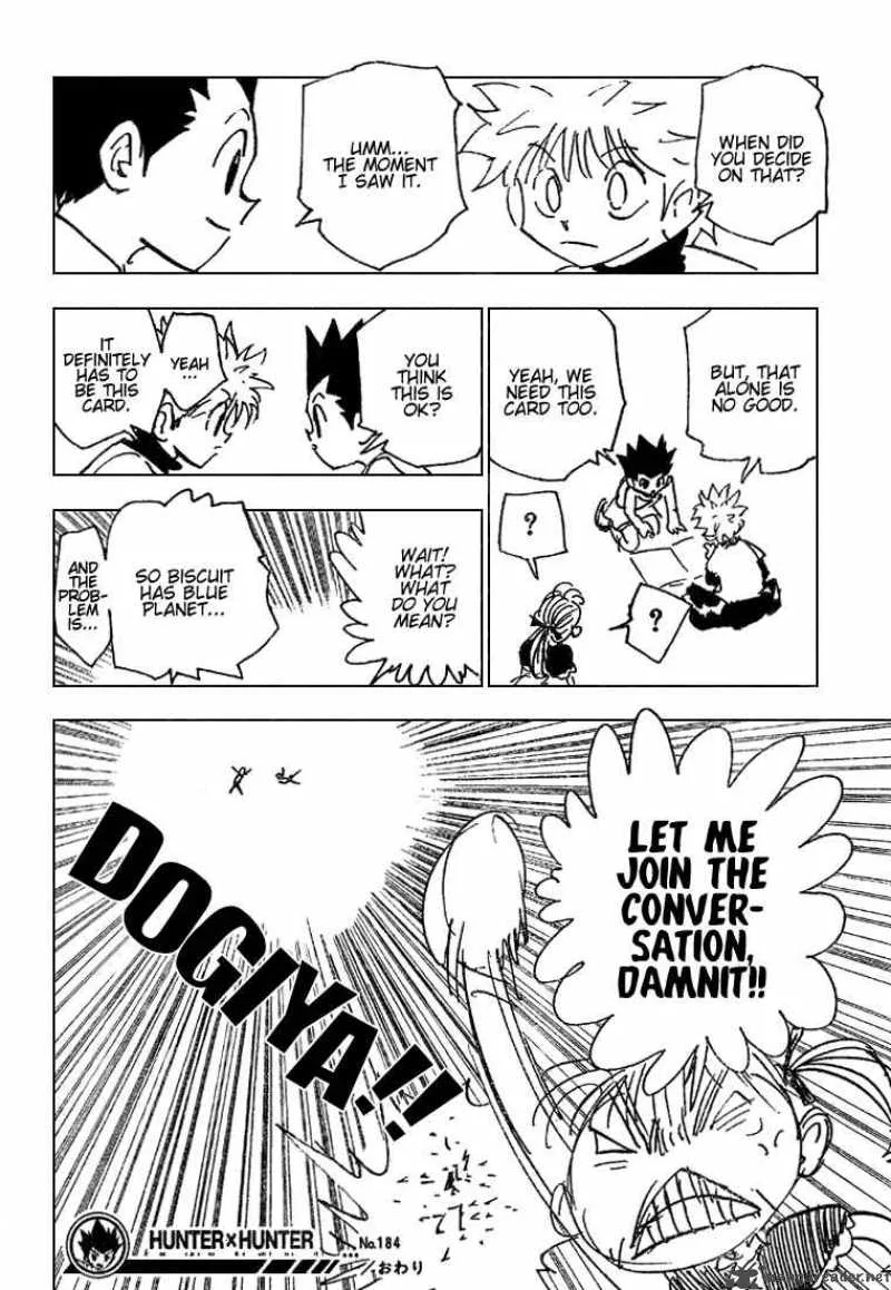 Hunter X Hunter Chapter 184: Selection Of The 3 Cards – Page 14