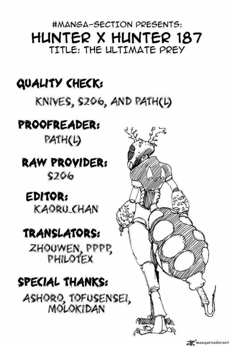 Hunter X Hunter Chapter 187: The Ultimate Prey – Page 16