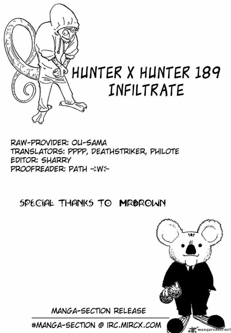 Hunter X Hunter Chapter 189: Infiltrate – Page 16