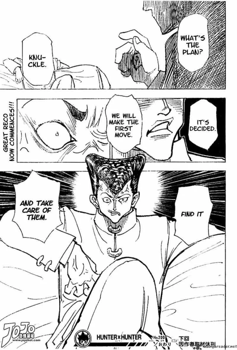 Hunter X Hunter Chapter 200: The Conpition – Page 15