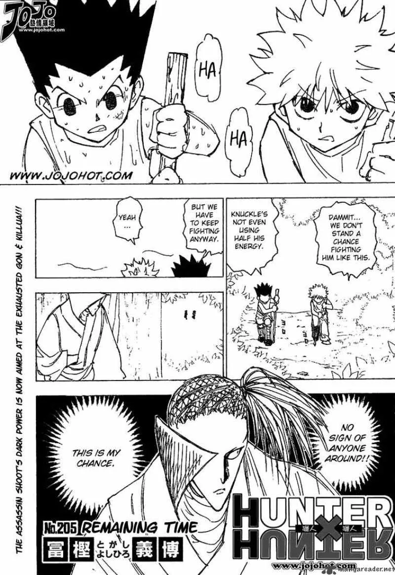 Hunter X Hunter Chapter 205: Remaining Time – Page 2