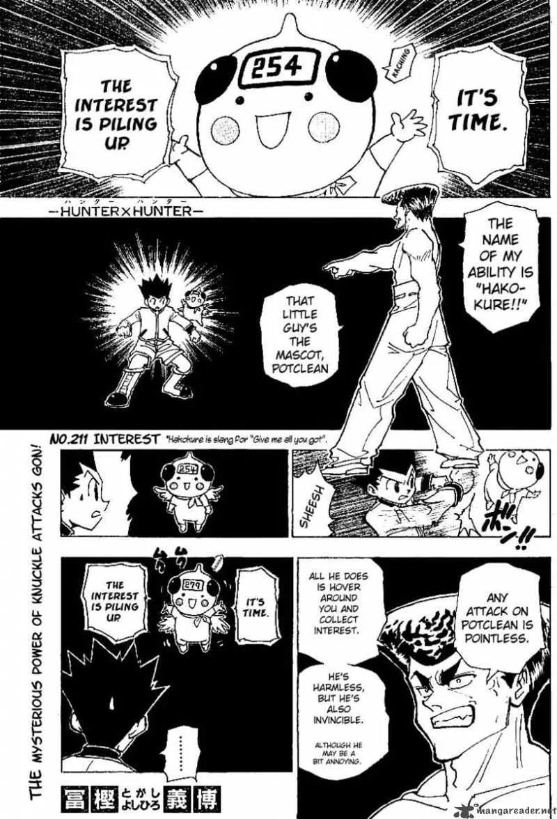 Hunter X Hunter Chapter 211: Toichi – Page 2
