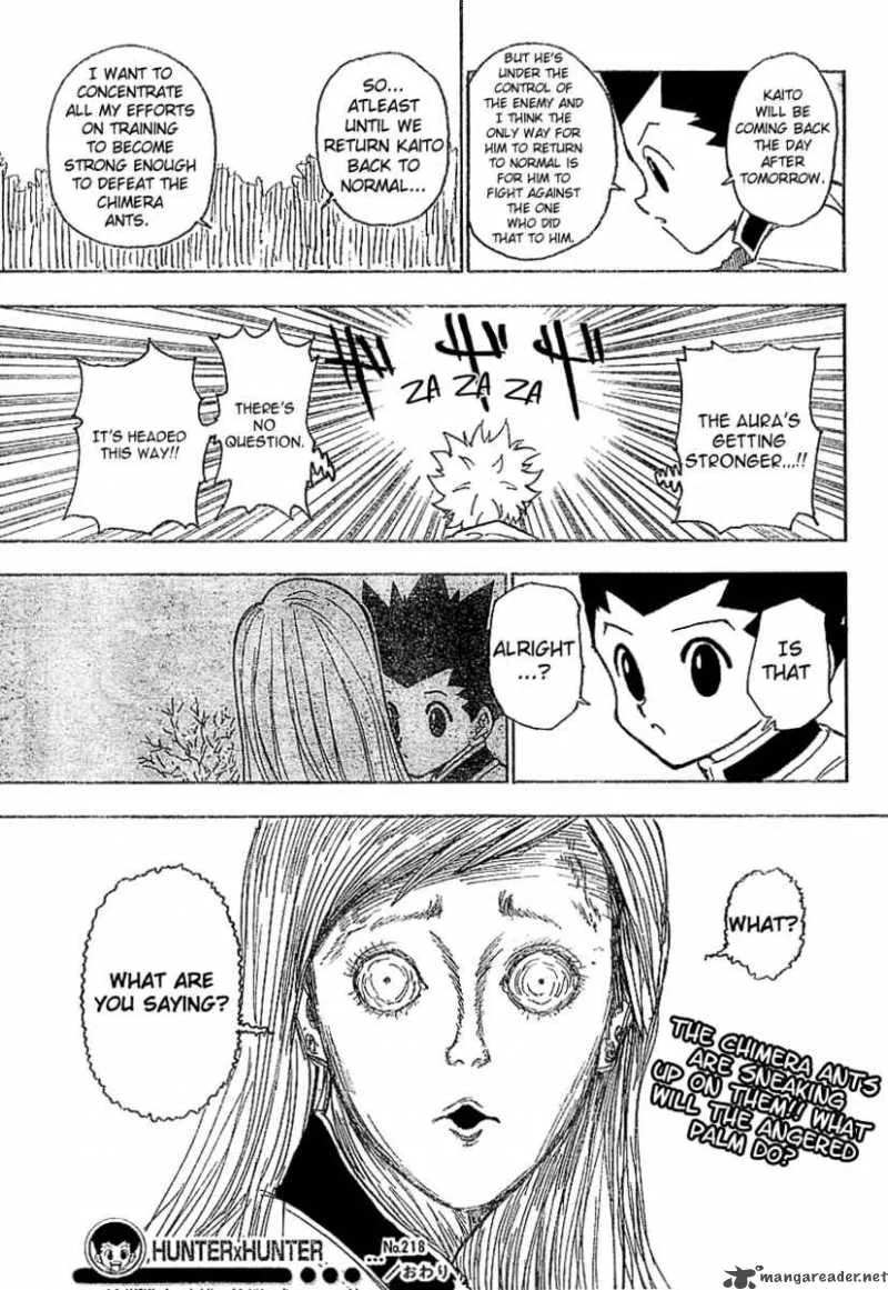 Hunter X Hunter Chapter 218: Confession – Page 16