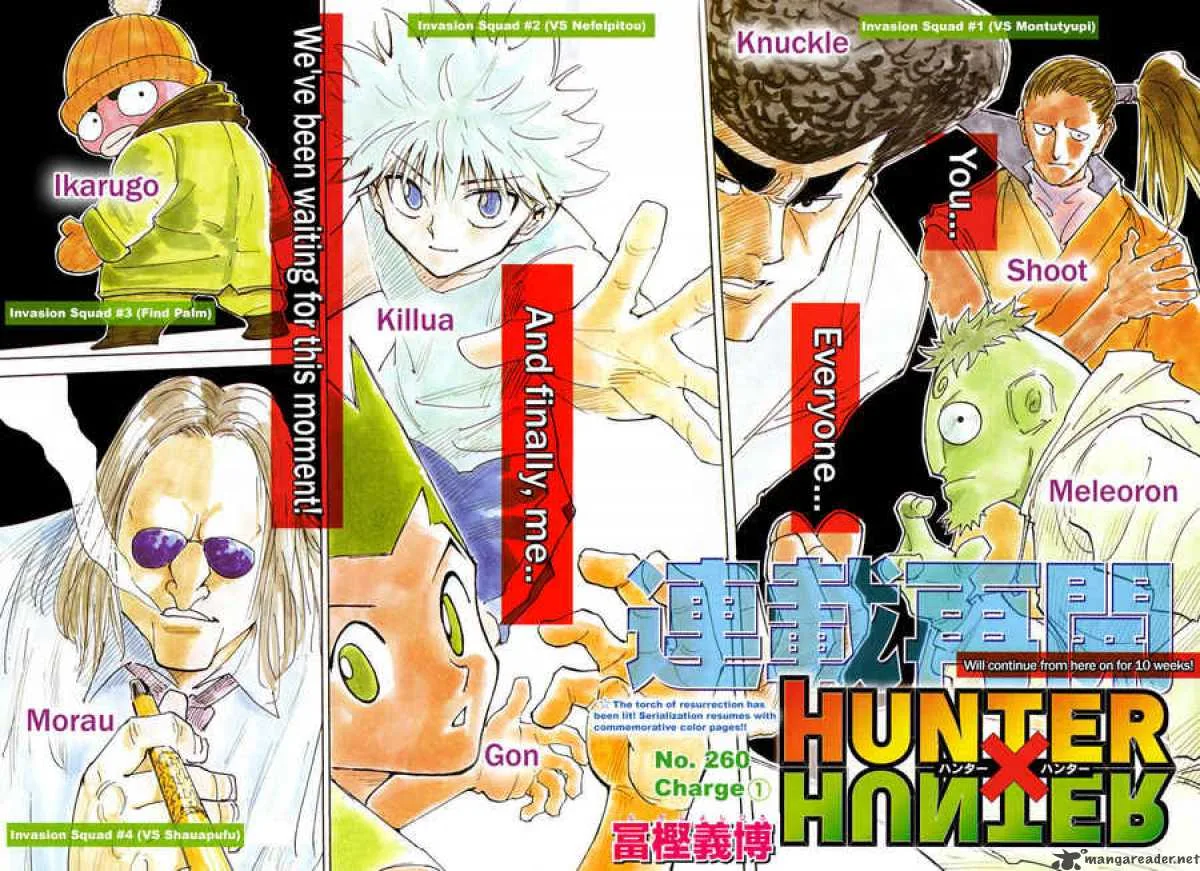 Hunter X Hunter Chapter 261: Charge 1 – Page 2