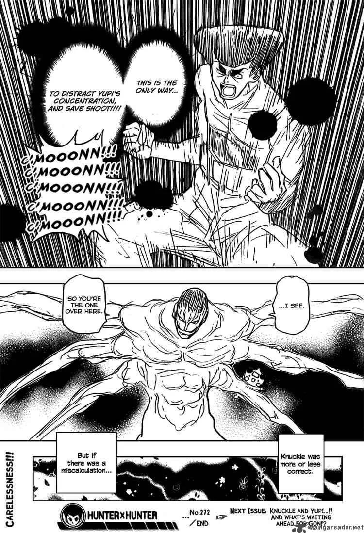 Hunter X Hunter Chapter 272: Miscalculation – Page 16