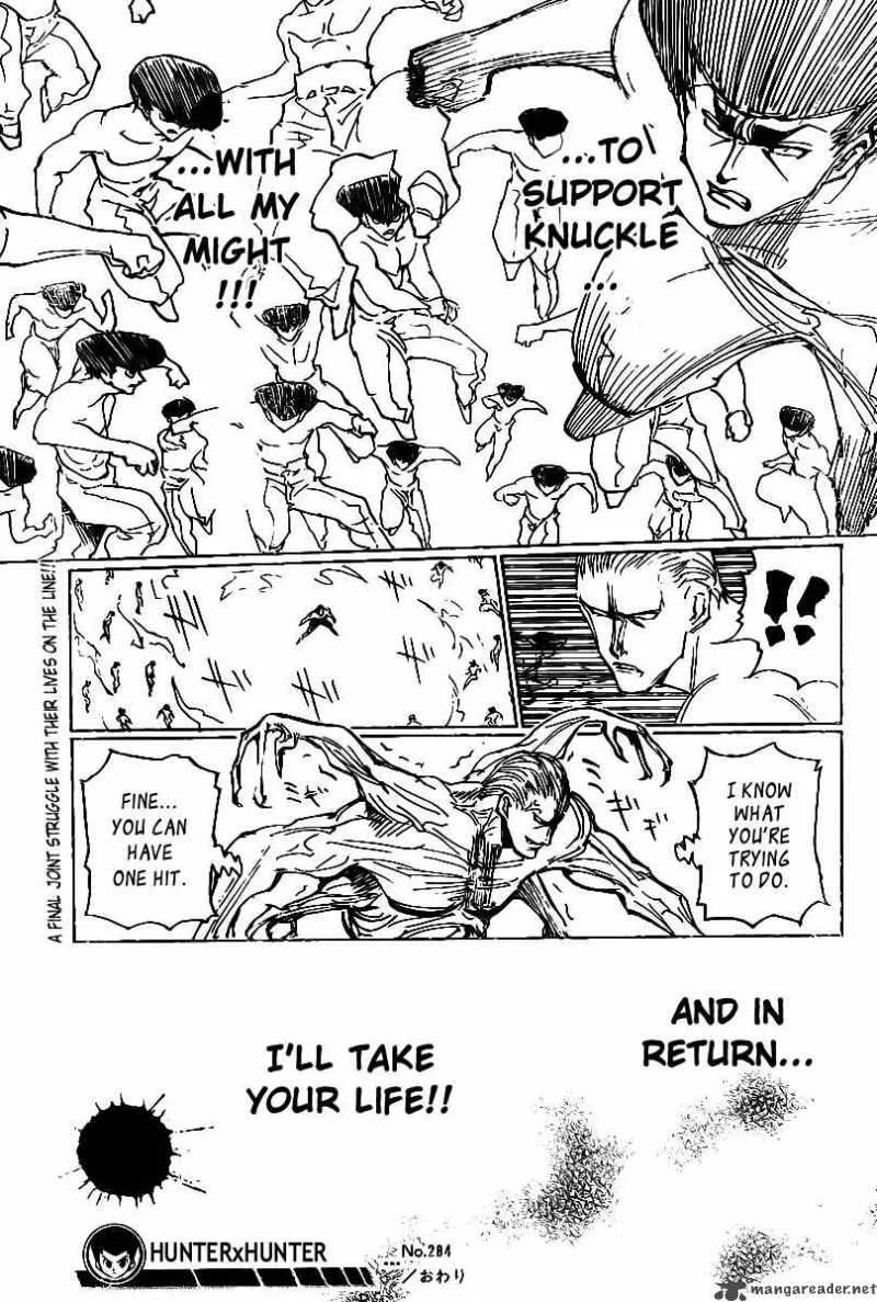 Hunter X Hunter Chapter 284: Fifteen Minutes – Page 16