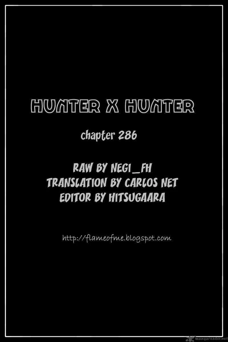 Hunter X Hunter Chapter 286: Main Body – Page 20