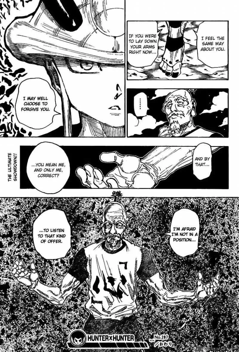 Hunter X Hunter Chapter 287: Situation – Page 17