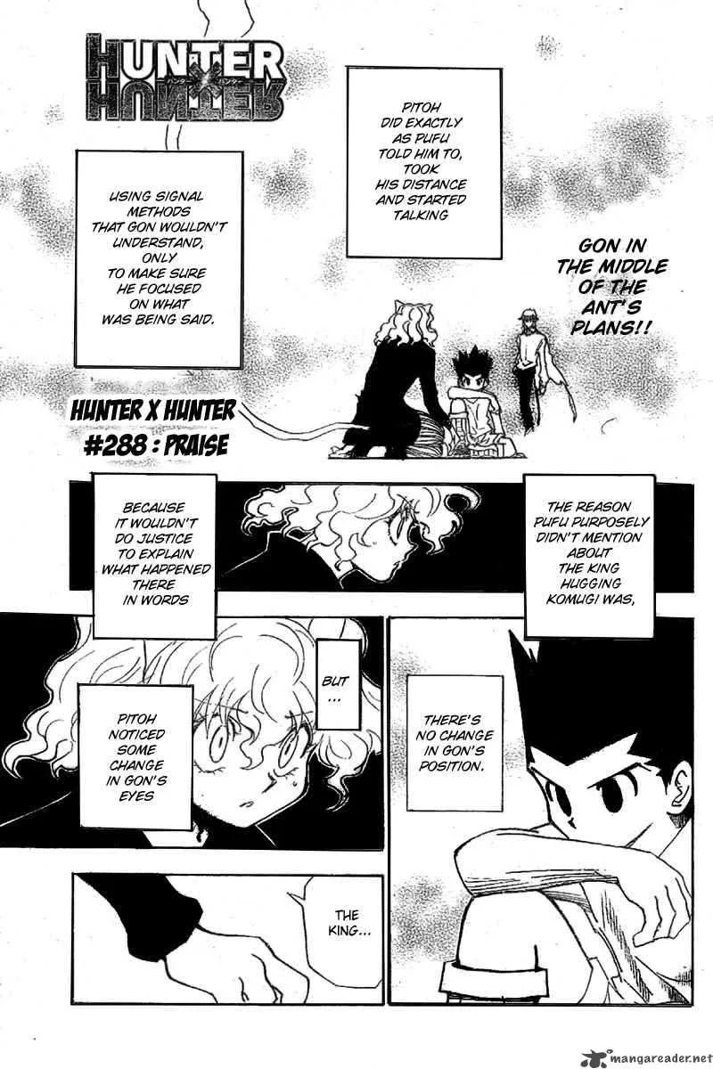 Hunter X Hunter Chapter 288: Praise – Page 2