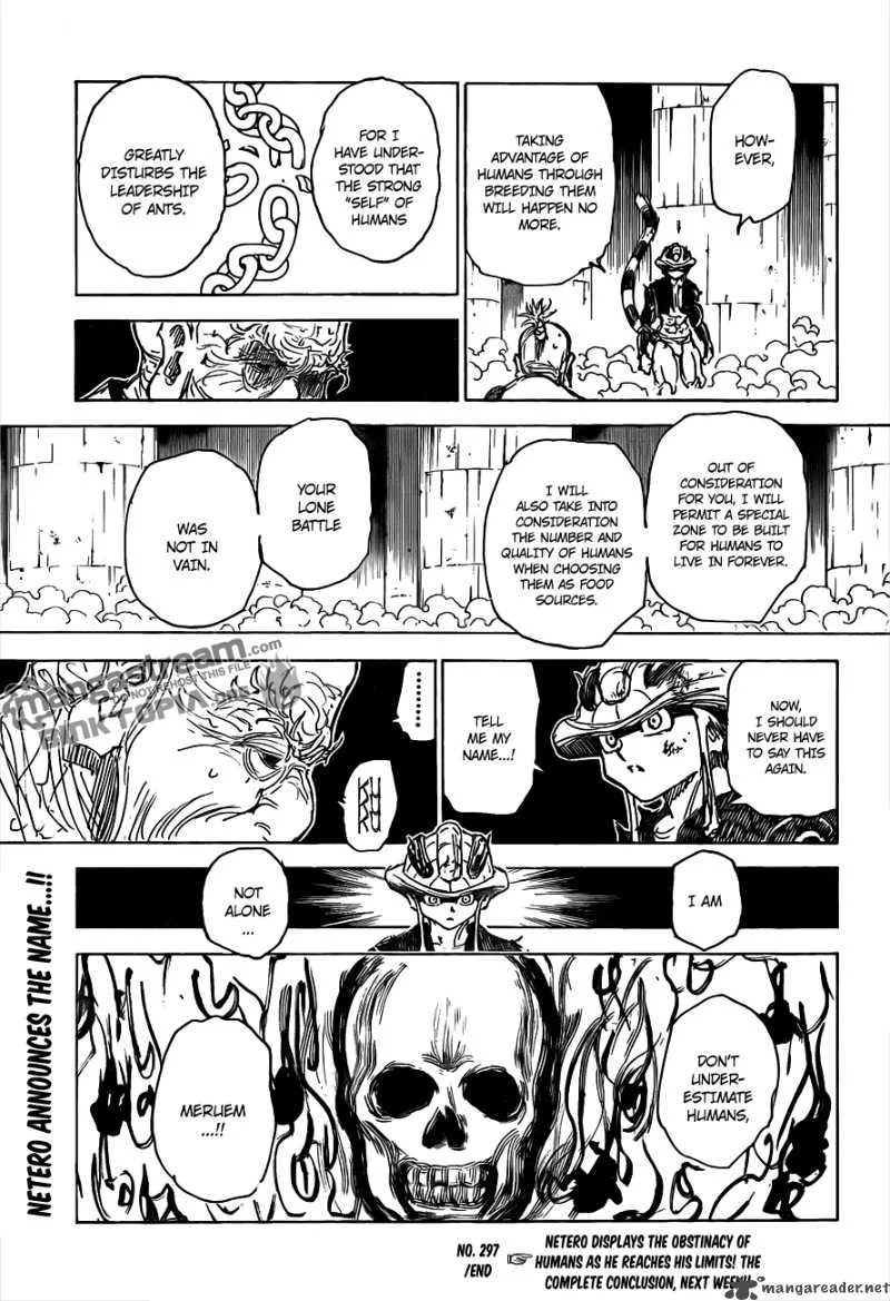 Hunter X Hunter Chapter 297: The Last – Page 17
