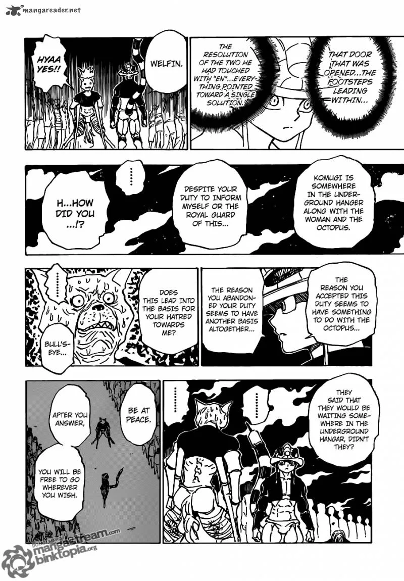 Hunter X Hunter Chapter 313: A Single Word – Page 11