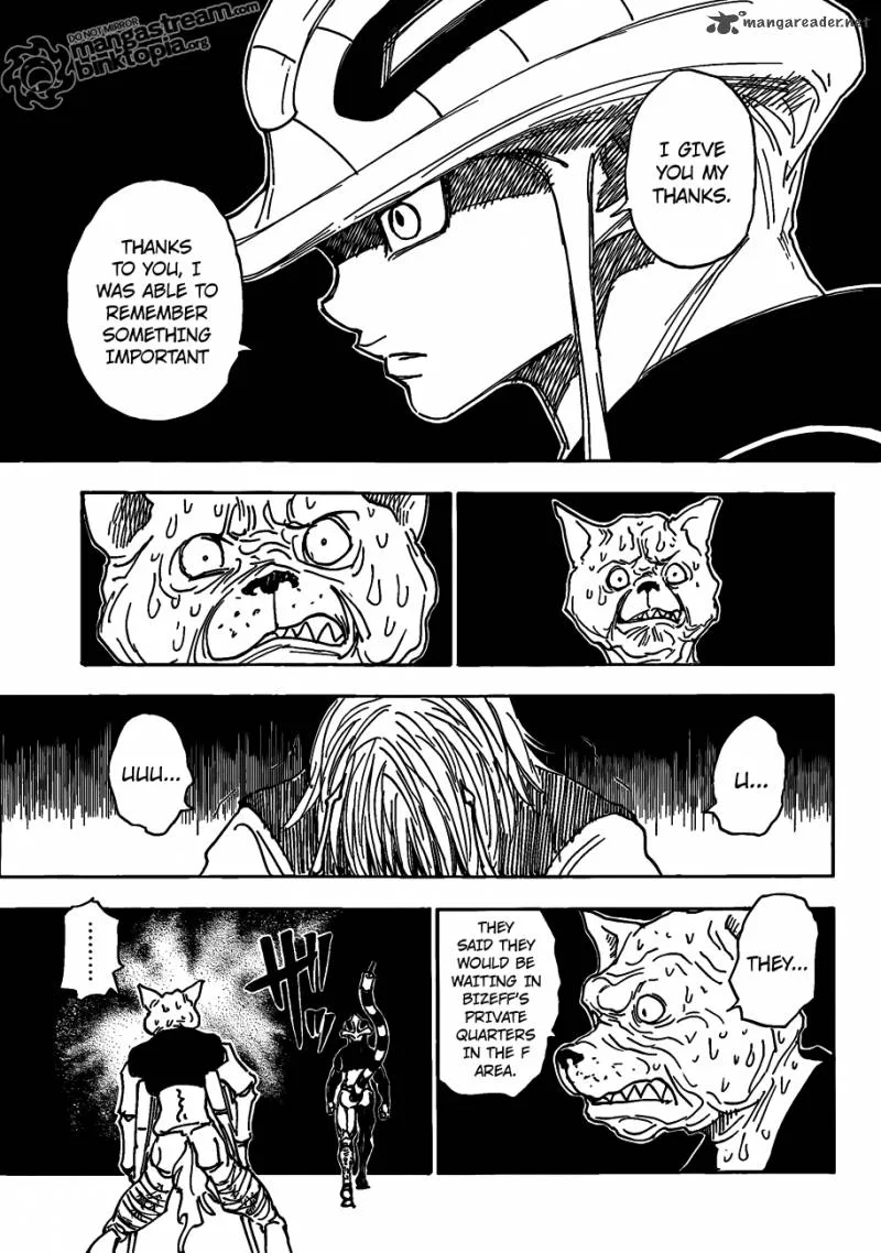 Hunter X Hunter Chapter 313: A Single Word – Page 12